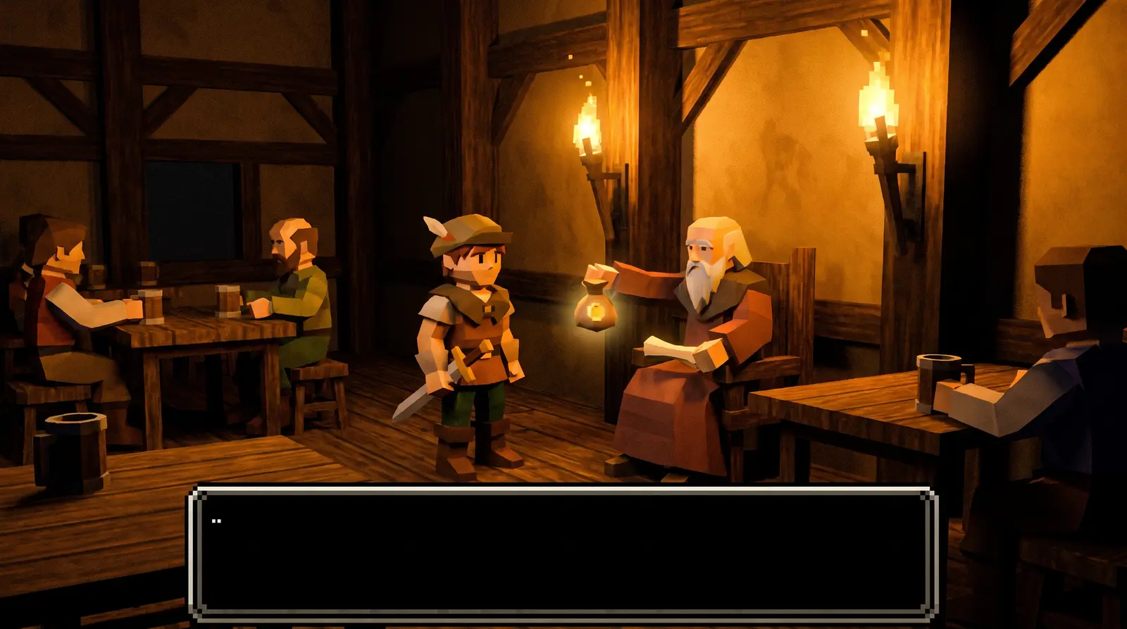 A first-hour Daggerfall shopping route through a town street with shops and guild halls